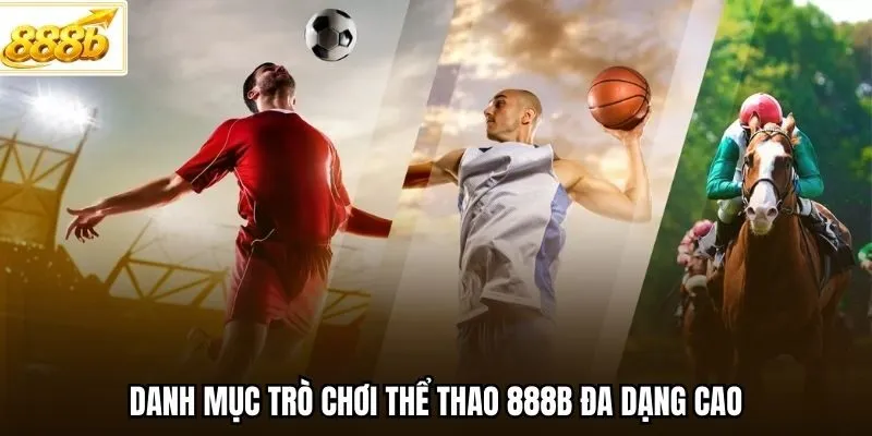Danh mục trò chơi thể thao 888B đa dạng cao