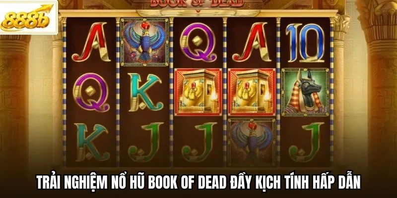 Trải nghiệm nổ hũ Book of Dead đầy kịch tính hấp dẫn